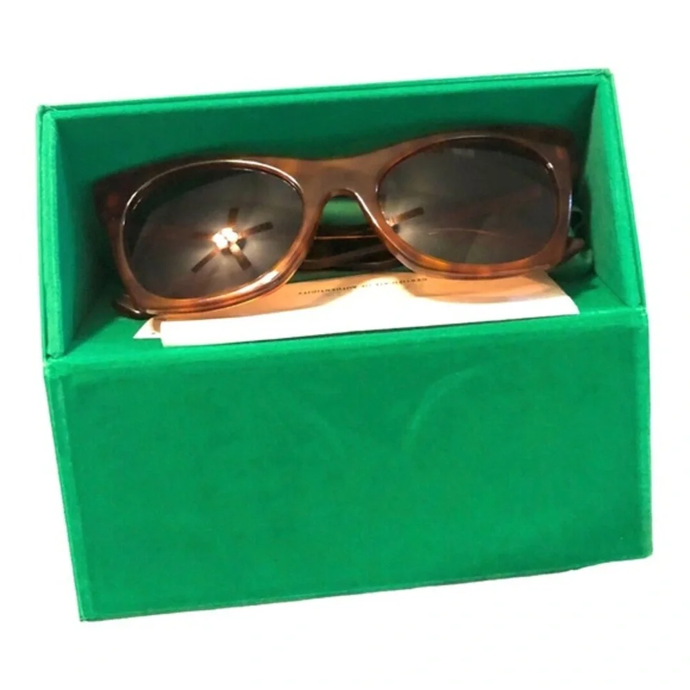 Bottega‎ veneta bv1061s havana brown sunglasses new with hard green case new